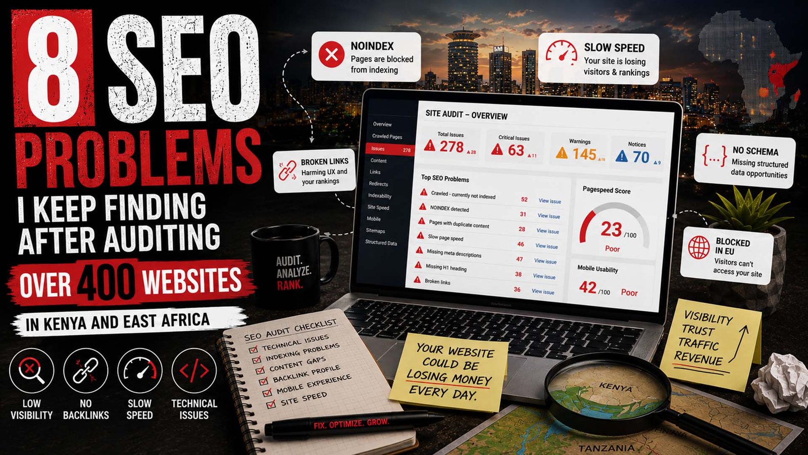 8 Common SEO Problems
